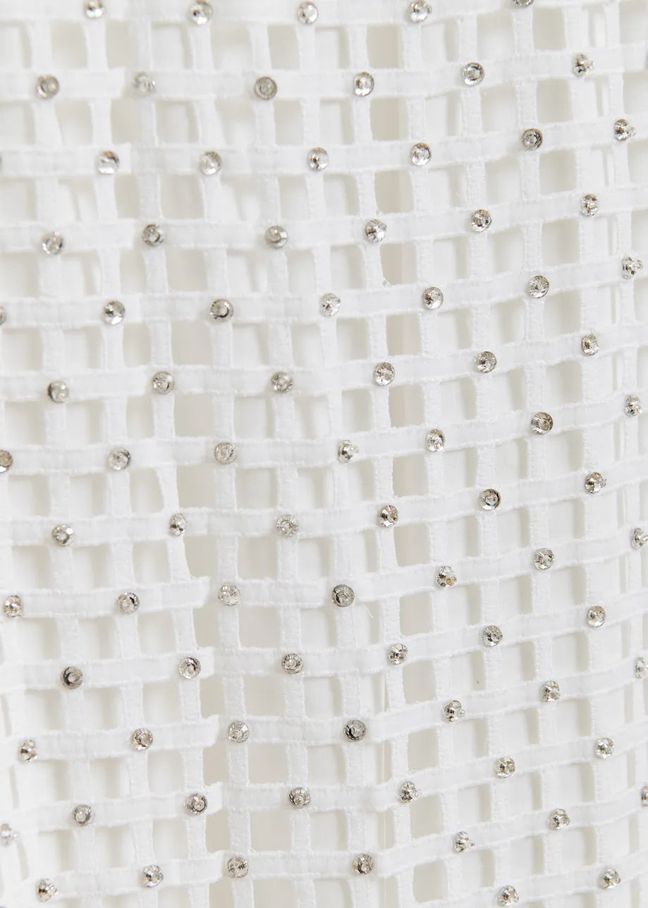 Handkerchi falda blanca