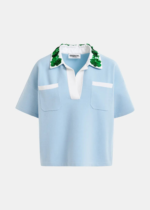 Hoiseau polo azul