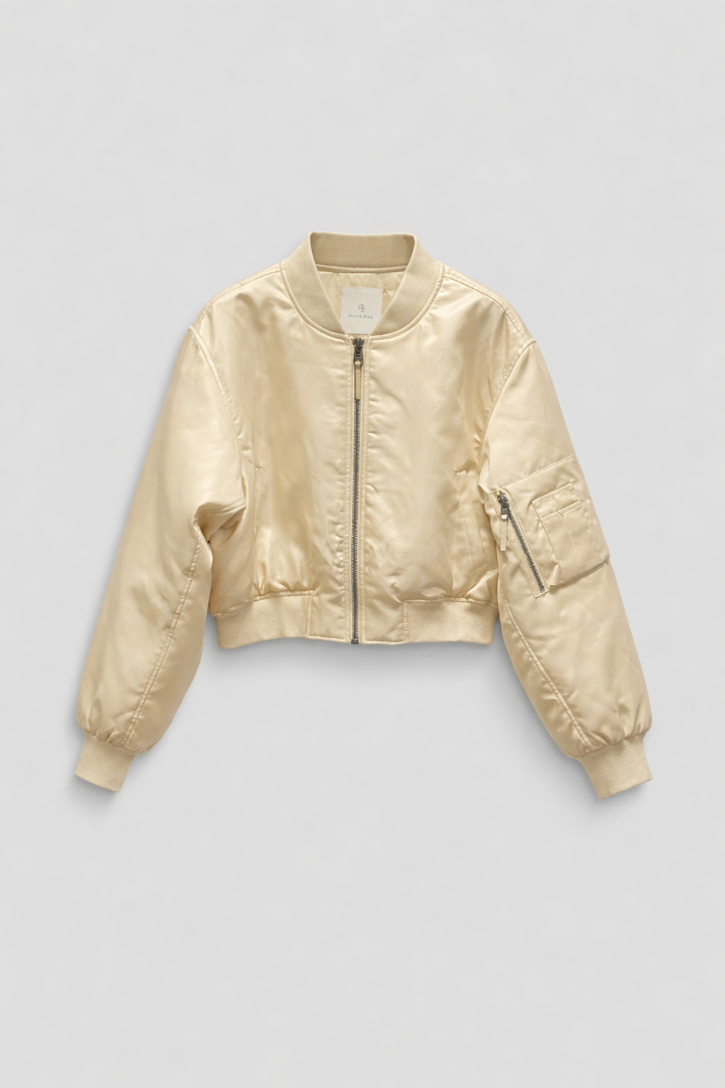 Cropped Leon Bomber Vainilla