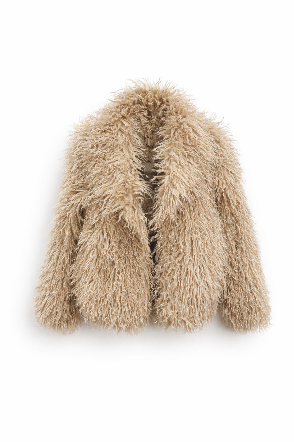 Chaqueta Rizo ecru corto