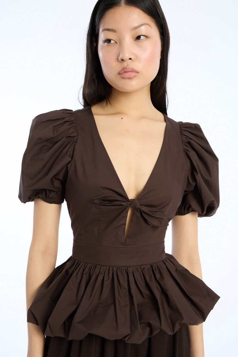 Puff Sleeve Bubble Top