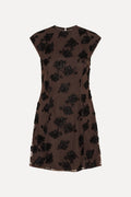 Beaded Mini Flared Vestido