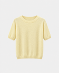 Jersey básico manga corta amarillo.