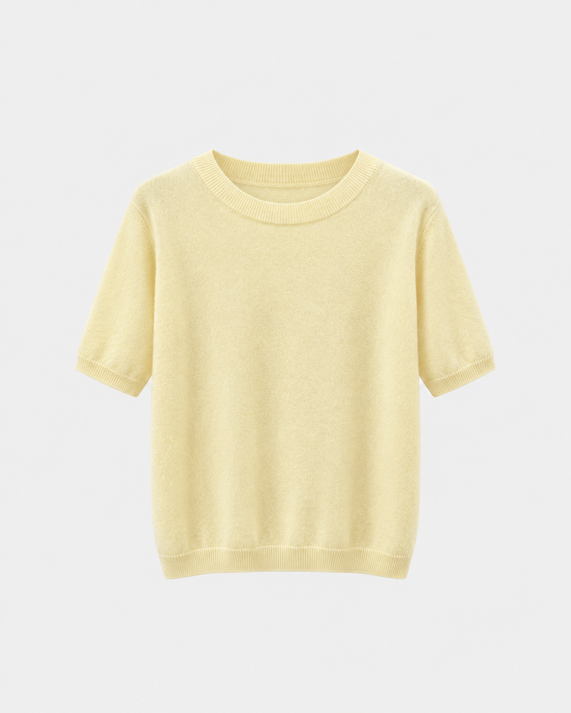Jersey básico manga corta amarillo.