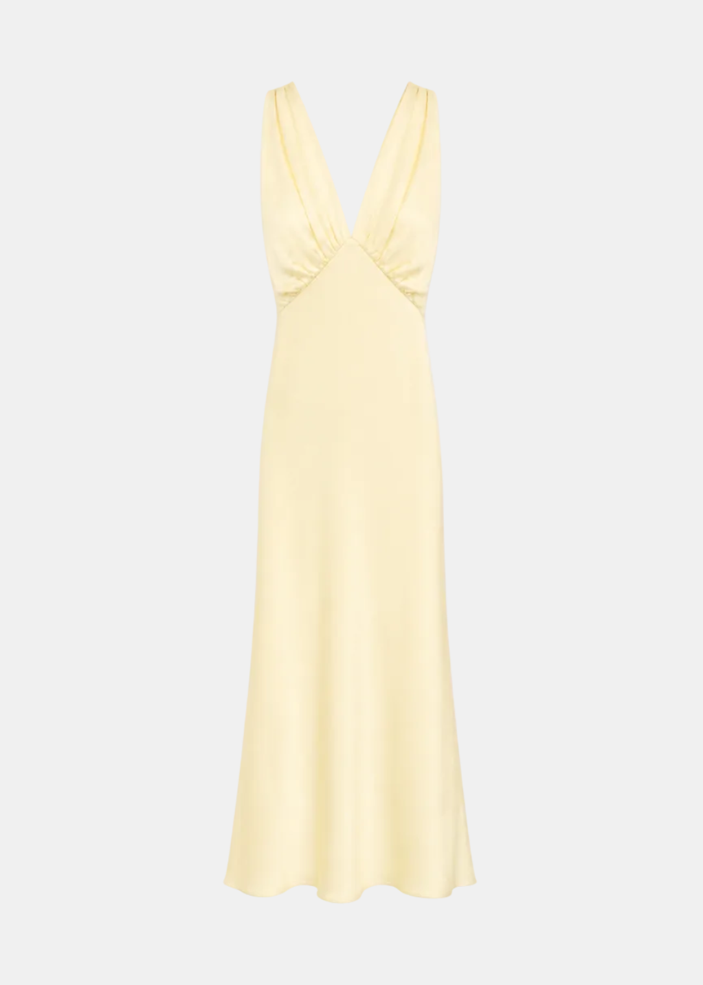 Vestido Sirena — Tejido Fluido Escote Profundo Corte Entallado | Tomates Fritos
