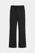 Pantalón Flared Negro Elástico — Cintura con Goma Cómodo y Favorecedor