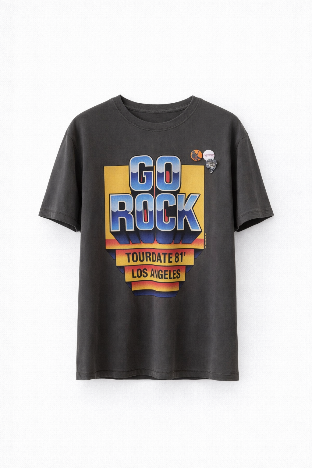 Go Rock Camiseta Gris.