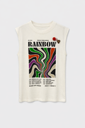 Rainbow Camiseta Blanca.