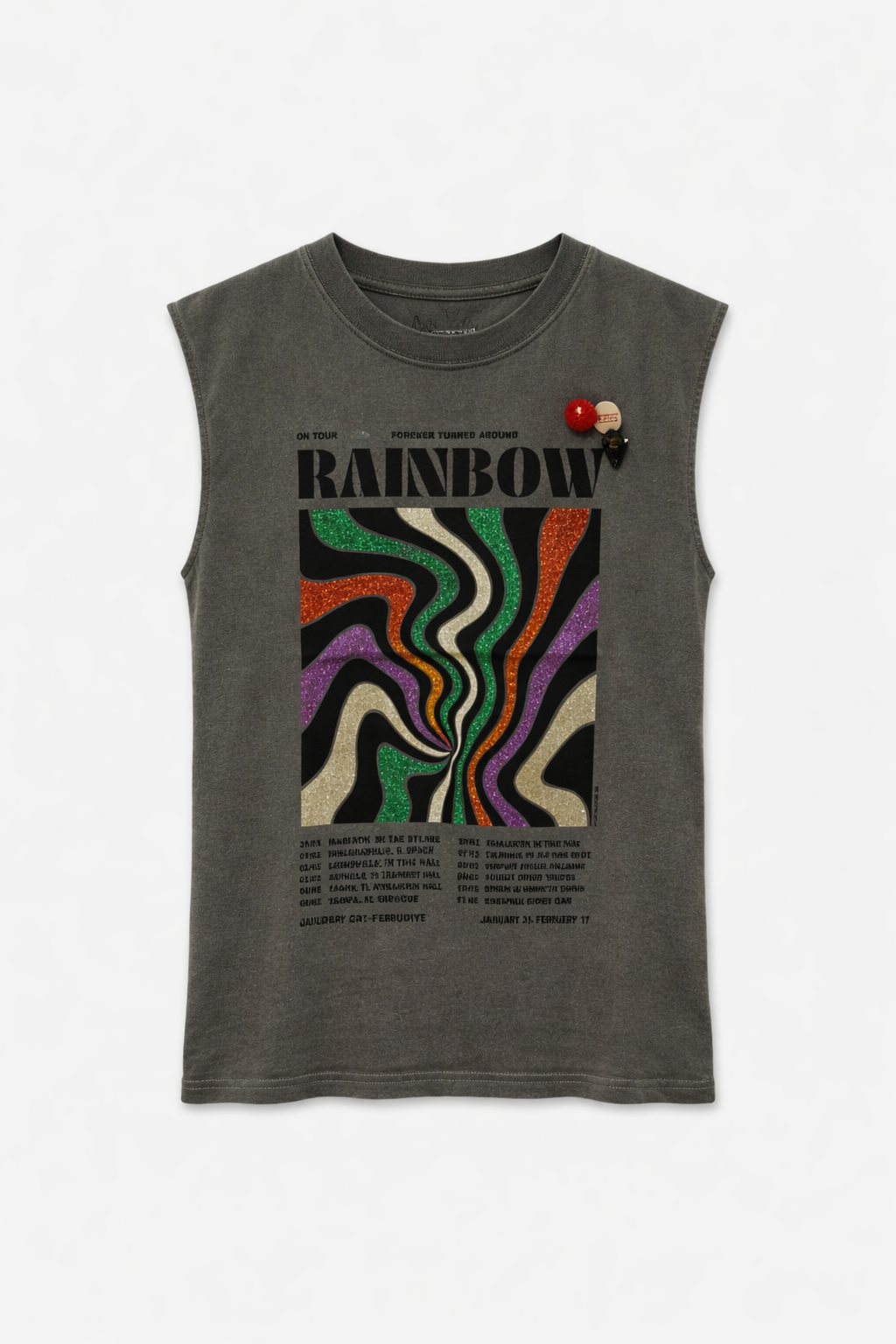 Rainbow Camiseta Gris.