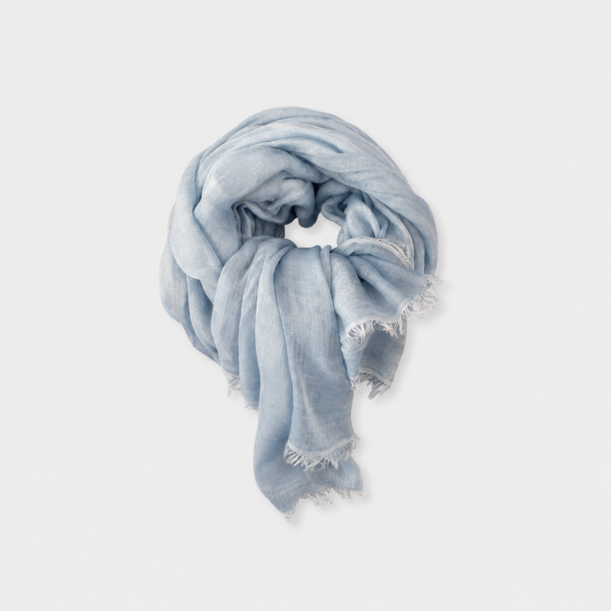 Faliero Foulard Azul — Seda Natural Estampado Geométrico | Faliero Sarti