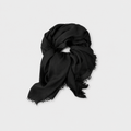 Faliero Foulard Negro — Seda Natural Estampado Geométrico | Faliero Sarti