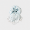 Faliero Foulard Celeste — Seda Natural Estampado Geométrico | Faliero Sarti