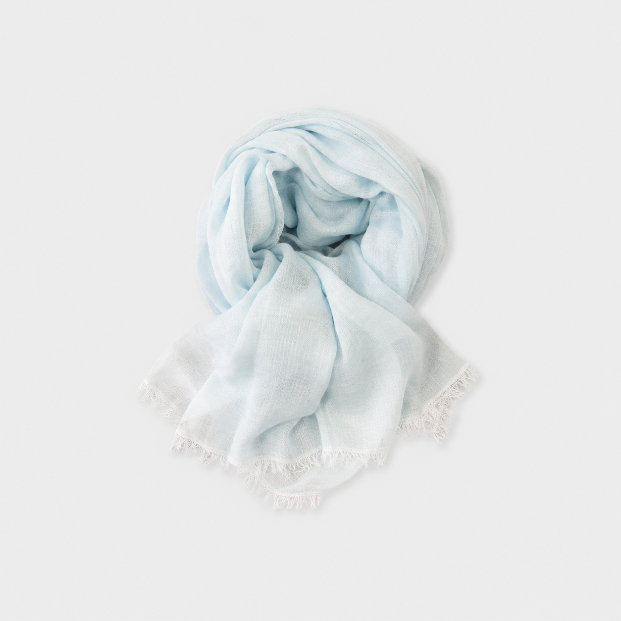 Faliero Foulard Celeste — Seda Natural Estampado Geométrico | Faliero Sarti