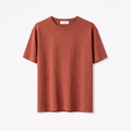 Camiseta Básica Burgundy — Algodón 100% Cuello Redondo | Tomates Fritos