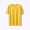 Camiseta Básica Mostaza — Algodón 100% Cuello Redondo | Tomates Fritos