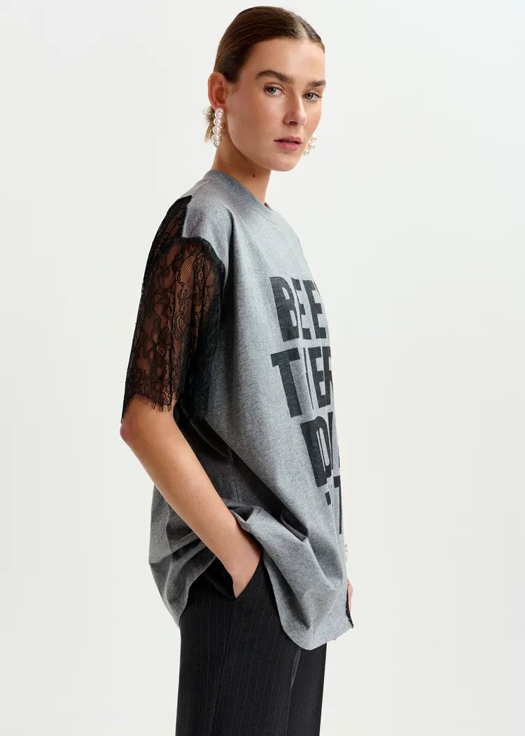 Ibaby printed shirt gris