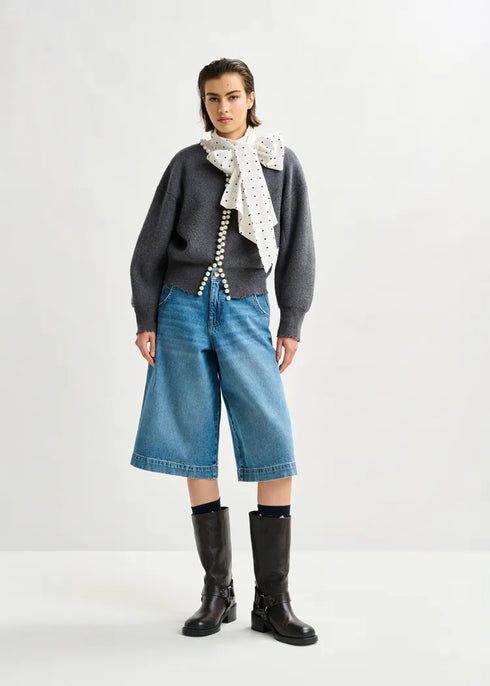 Ideas cardigan gris