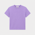 Camiseta Básica Agatha Malva — Algodón Orgánico Cuello Redondo Manga Corta | Tomates Fritos