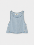 Chaleco denim.