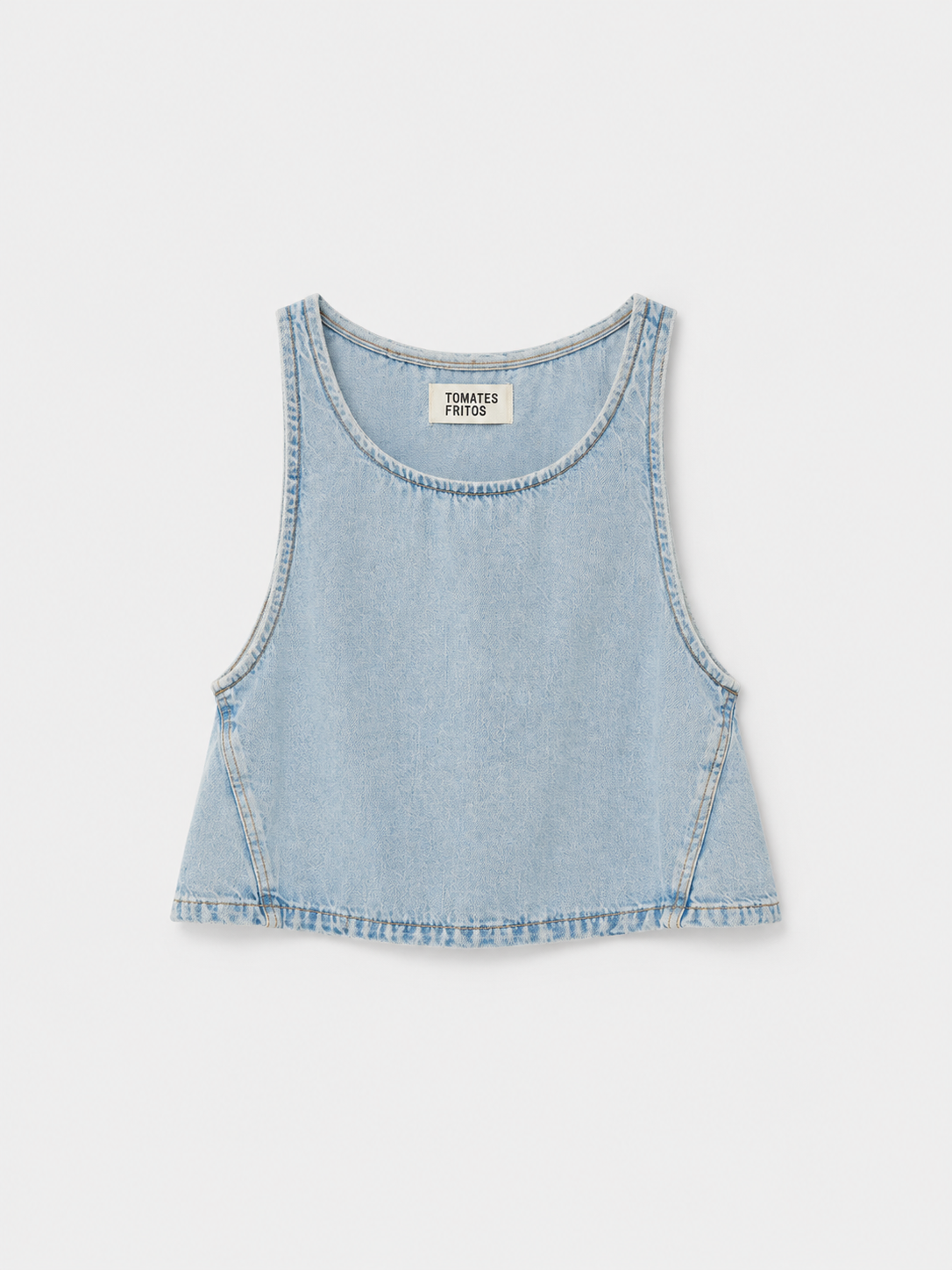 Chaleco denim.