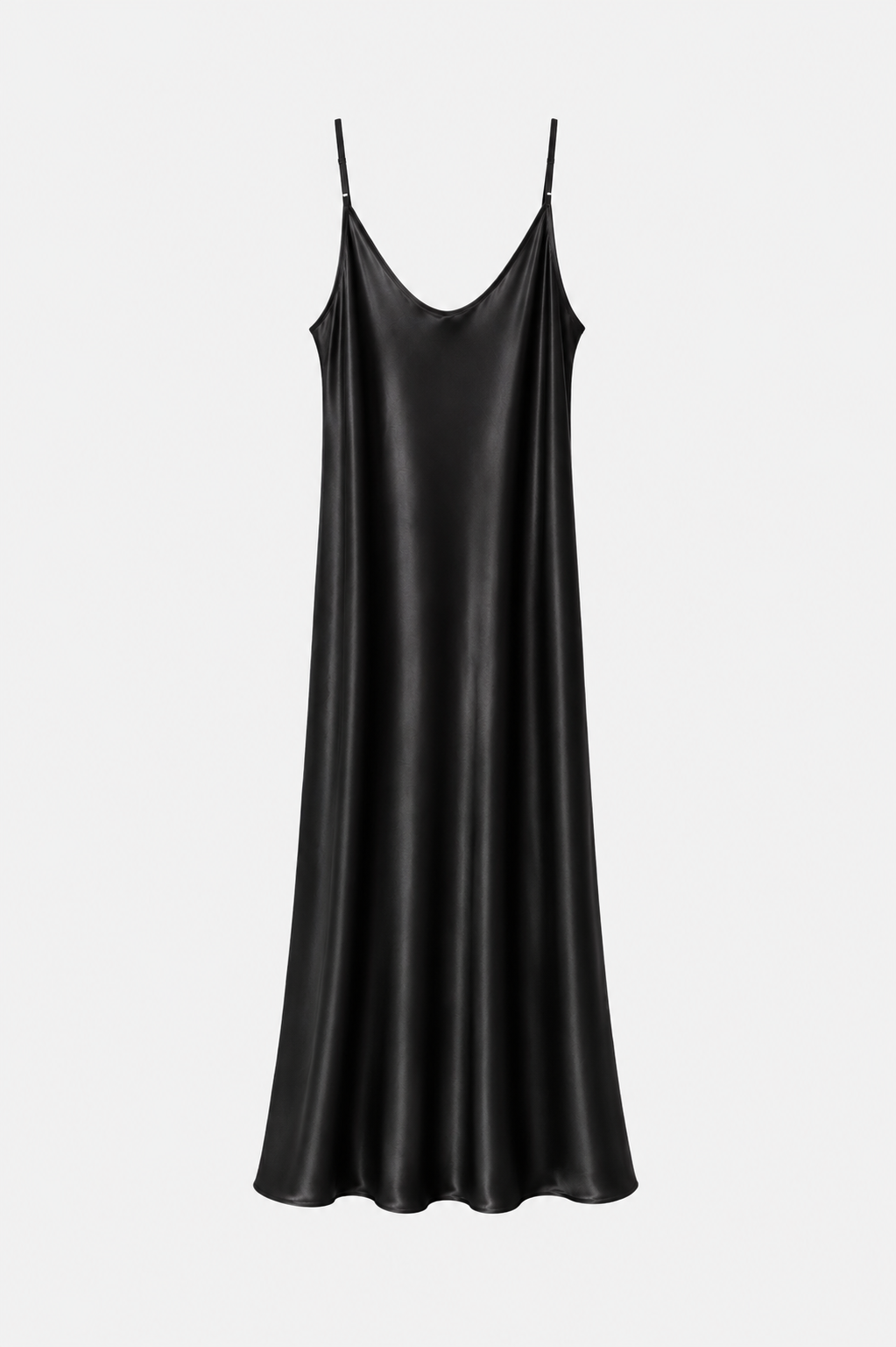 Vestido tirantes básico negro.