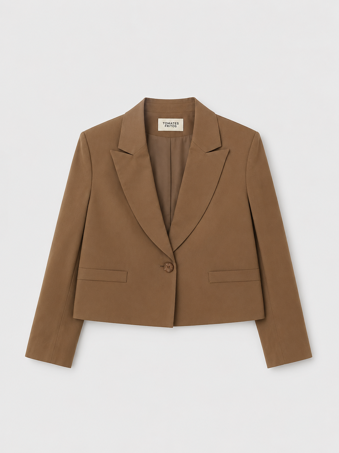 Americana cropped camel.