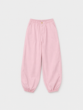 Pantalón bombacho sarga rosa.