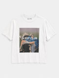 Sleep Club camiseta blanca.