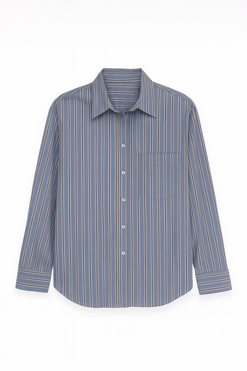 Camisa rayas choco