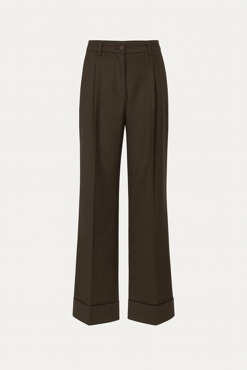 Pantalón diplomático marrón