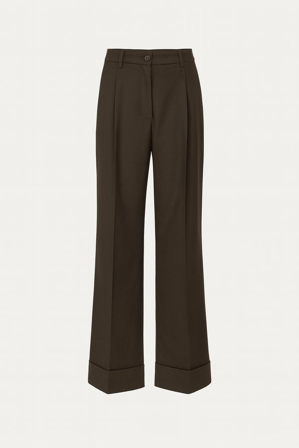 Pantalón diplomático marrón