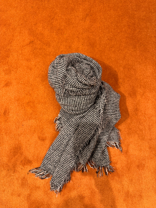Marcolino foulard blanco/negro