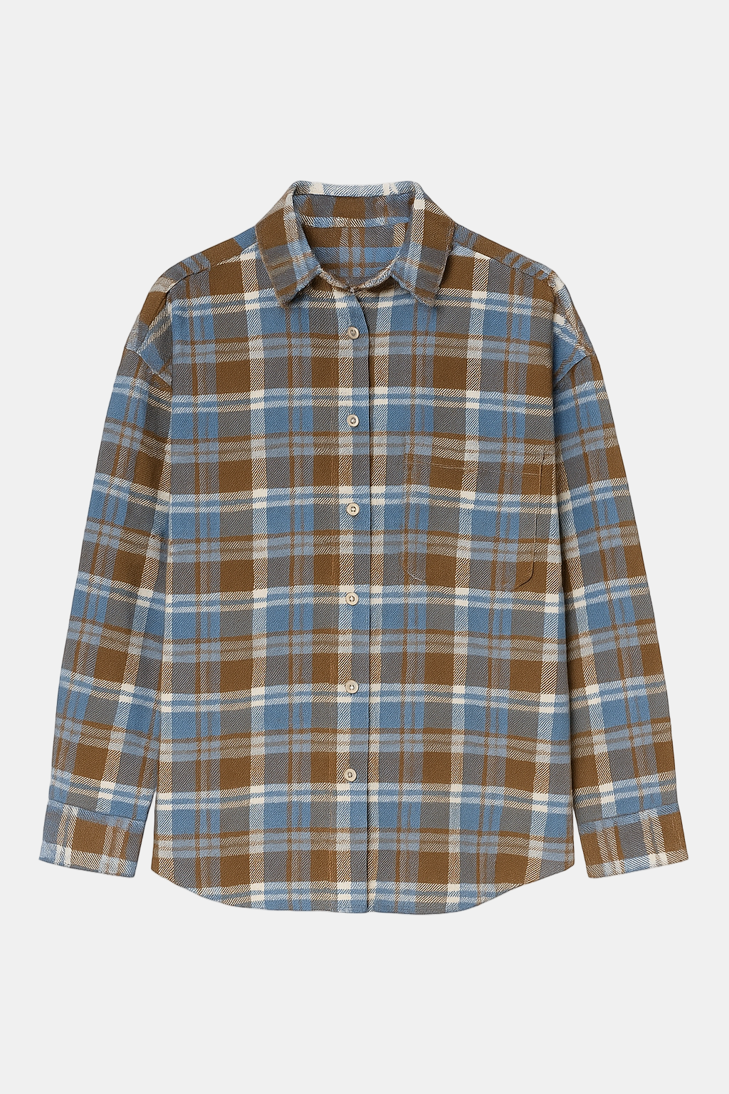 Camisa leñador azules