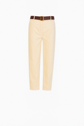 Pantalón Cinturón  ecru