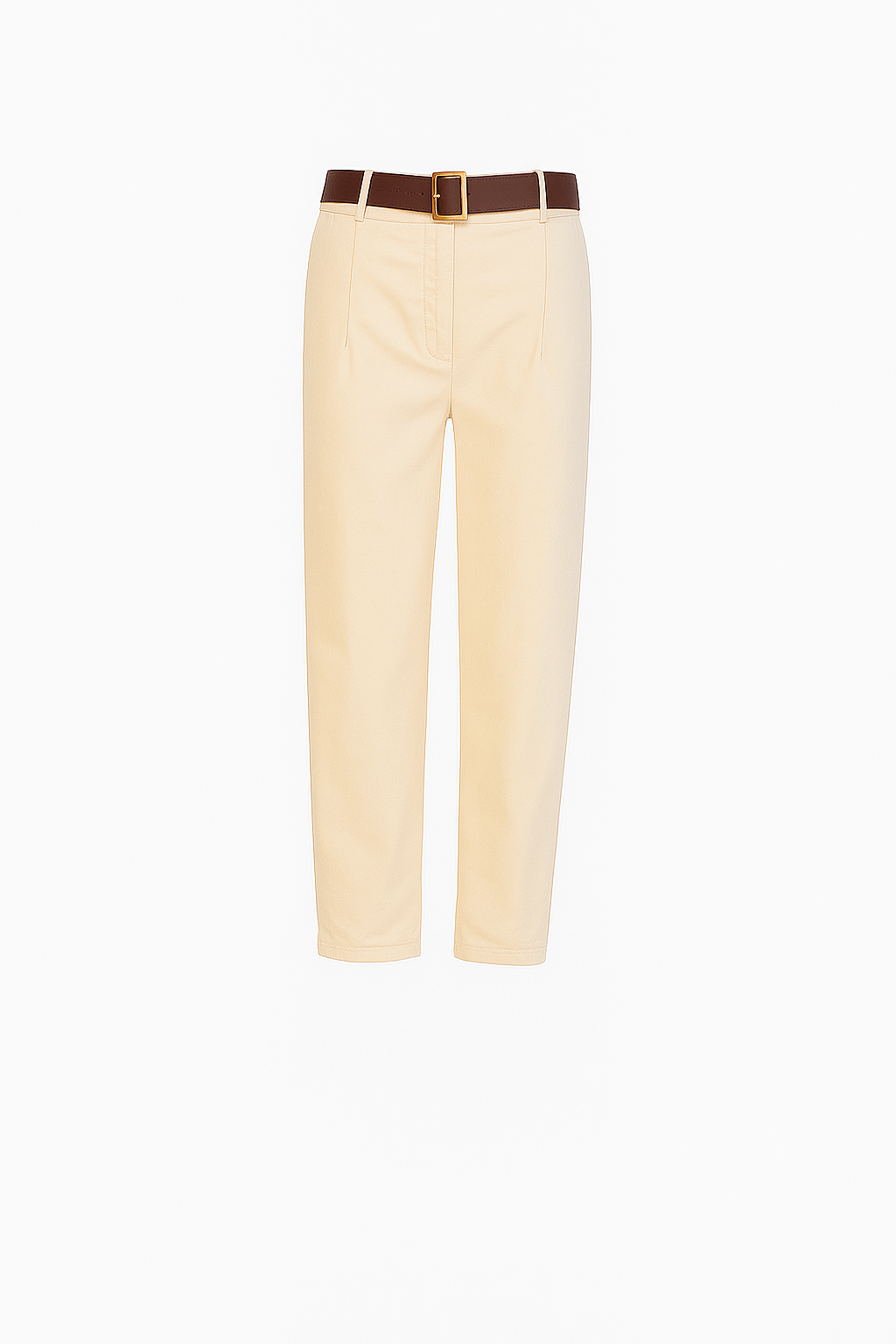 Pantalón Cinturón  ecru