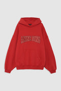 Harvey sudadera roja.