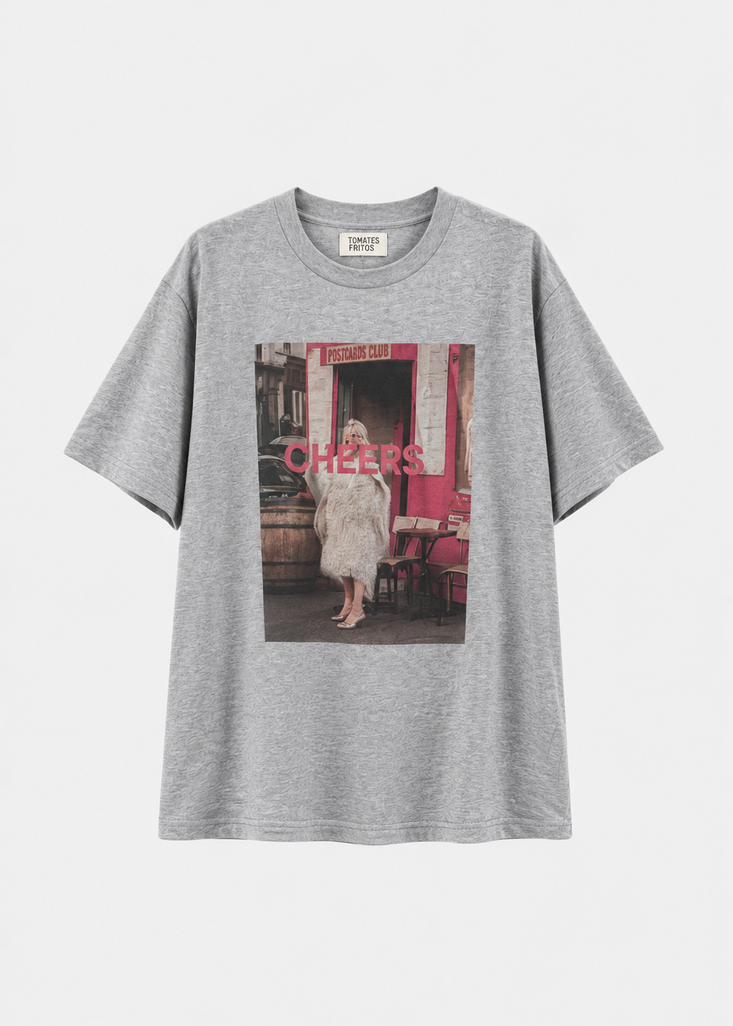 Cheers camiseta gris.