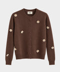 Cardigan strass chocolate.