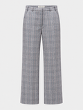 Pantalón cuadros azul.