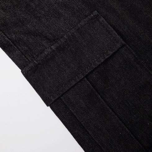 Denim cargo black