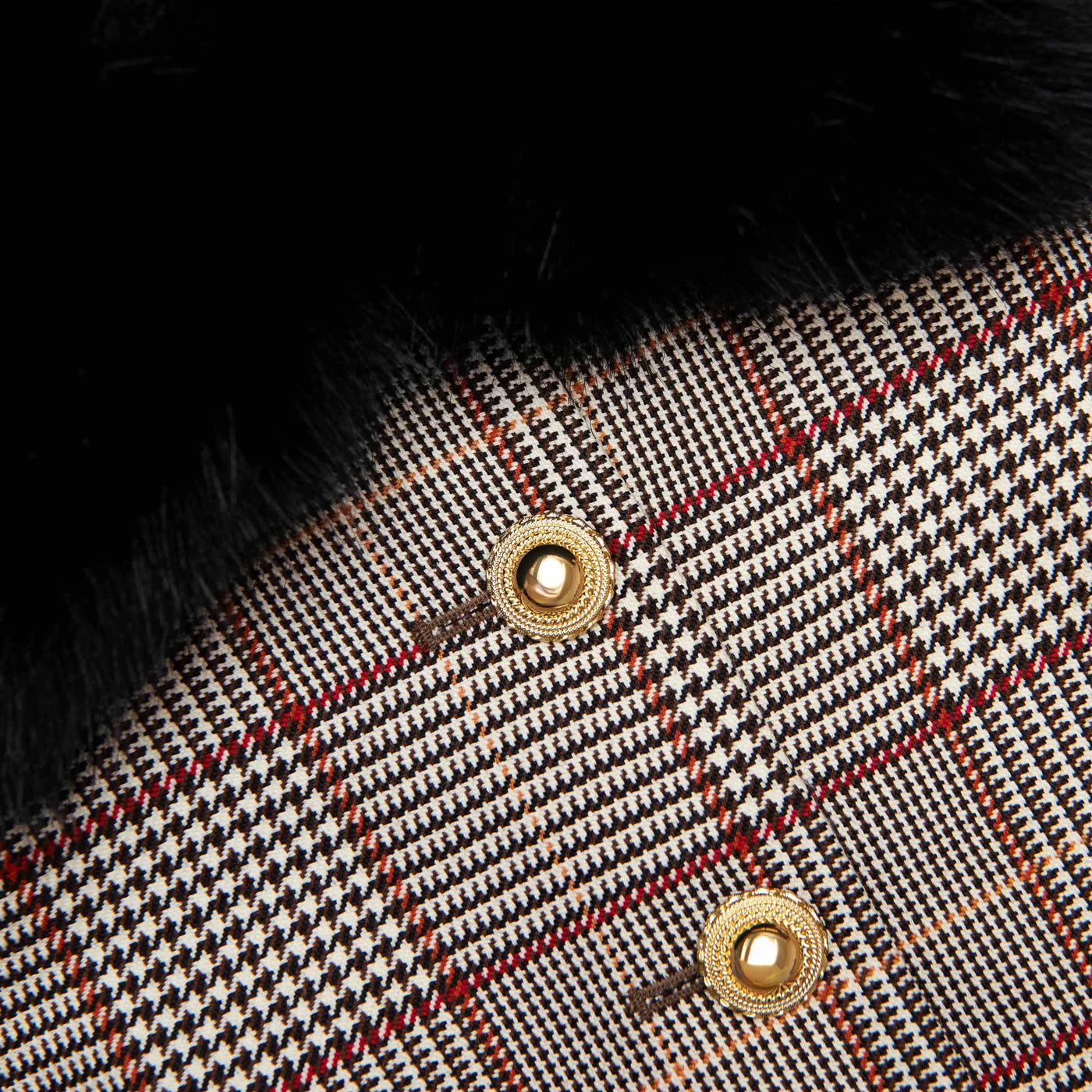 Brown check jacket