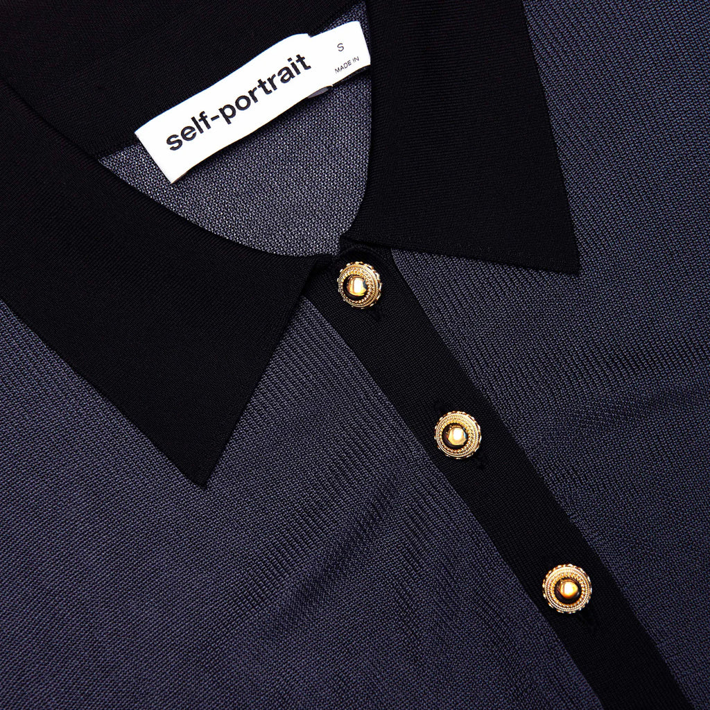 Navy Viscose Bodysuit