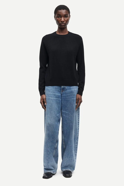 Boston jersey negro cachemire