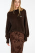 (Copia) Light Knit logo sweater camel