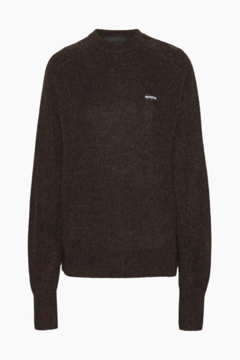 (Copia) Light Knit logo sweater camel