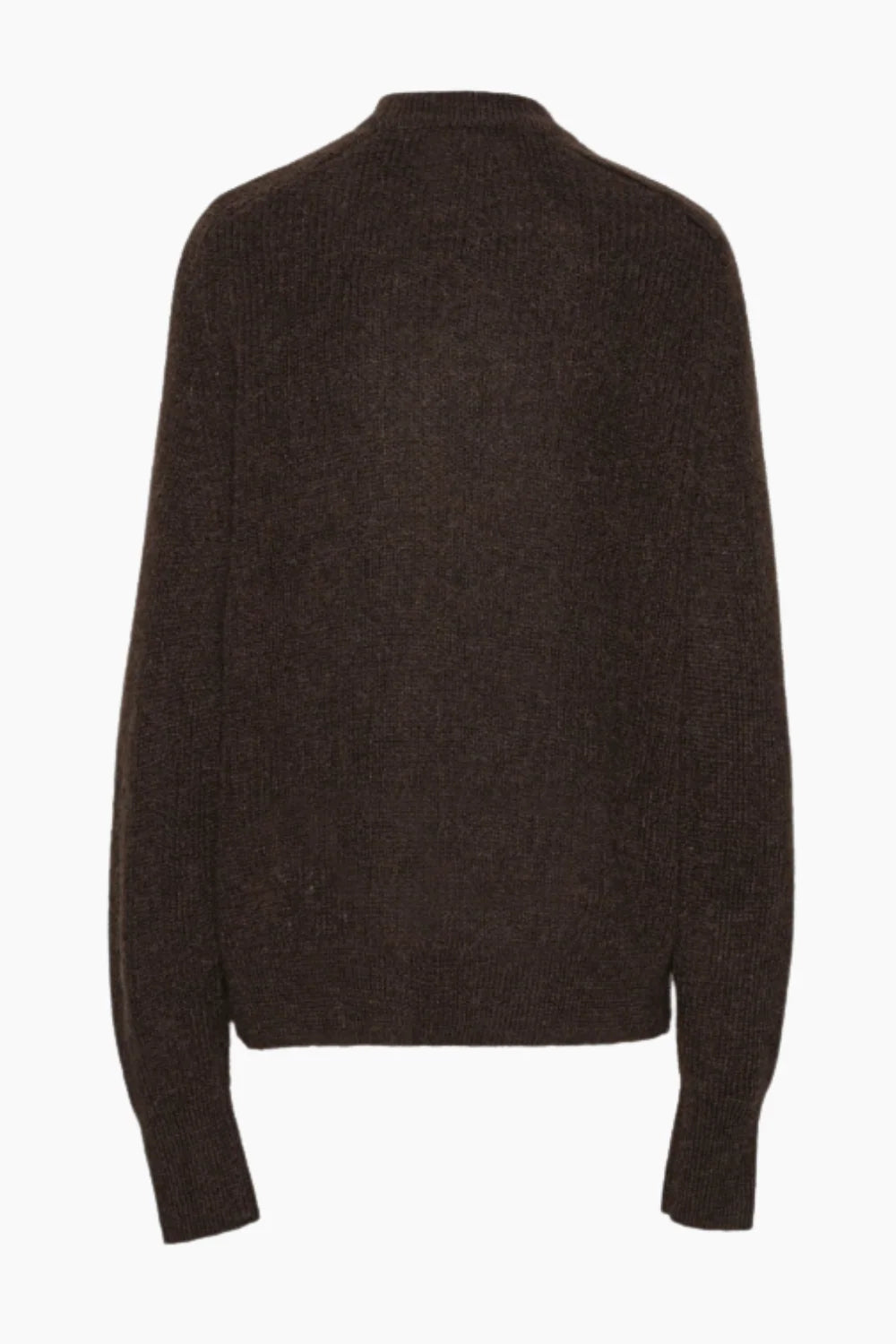 Light Knit logo sweater chocolate