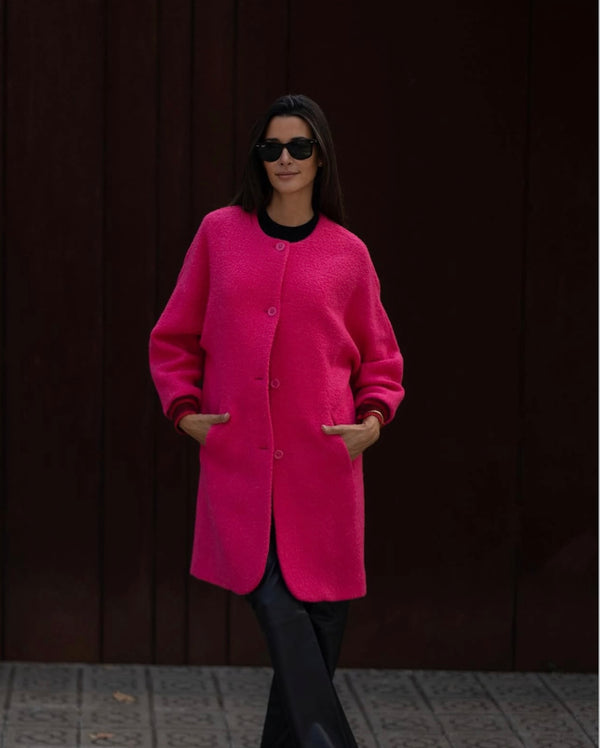 Abrigo fucsia