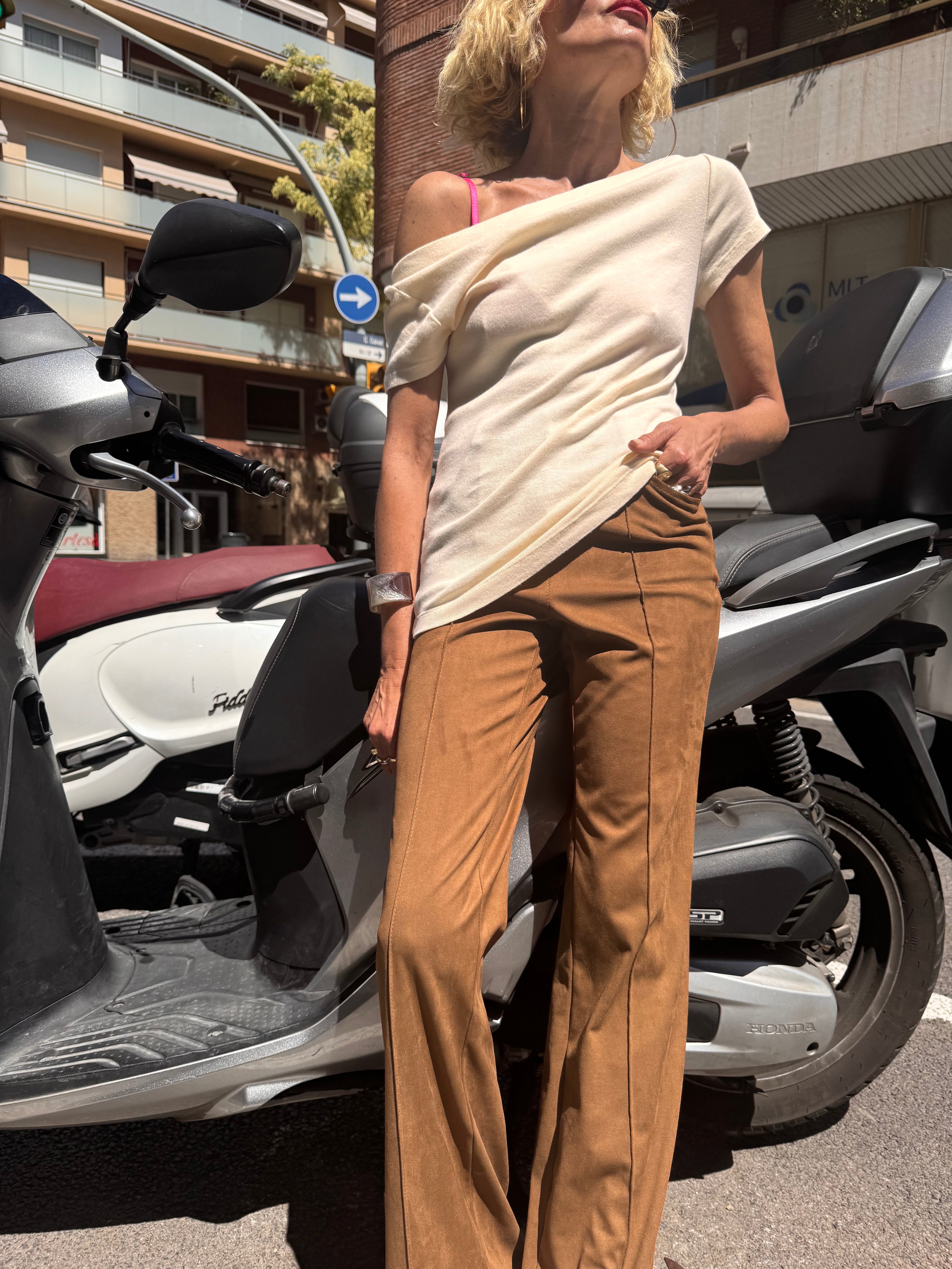 Barbara camiseta beig