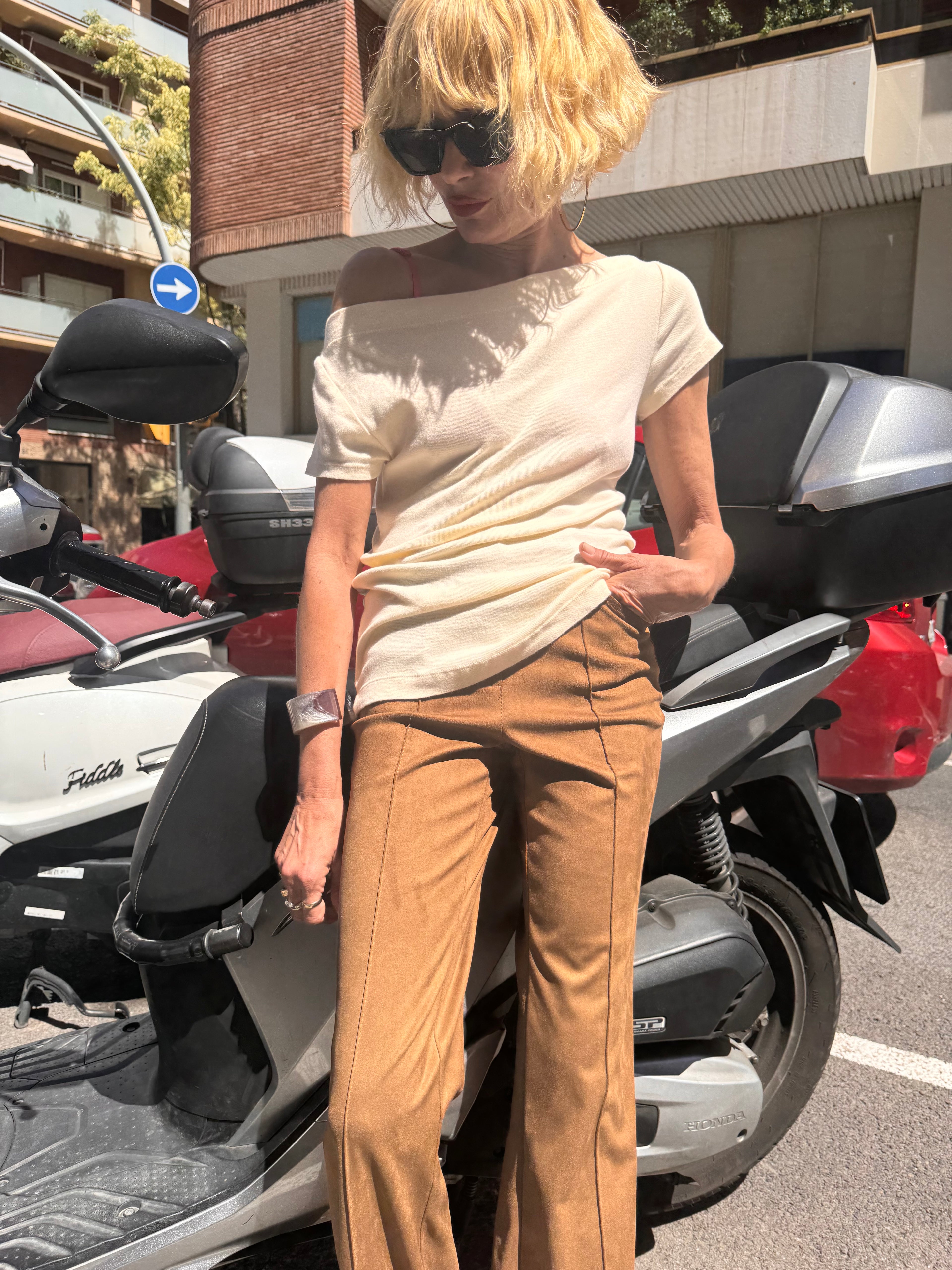 Barbara camiseta beig