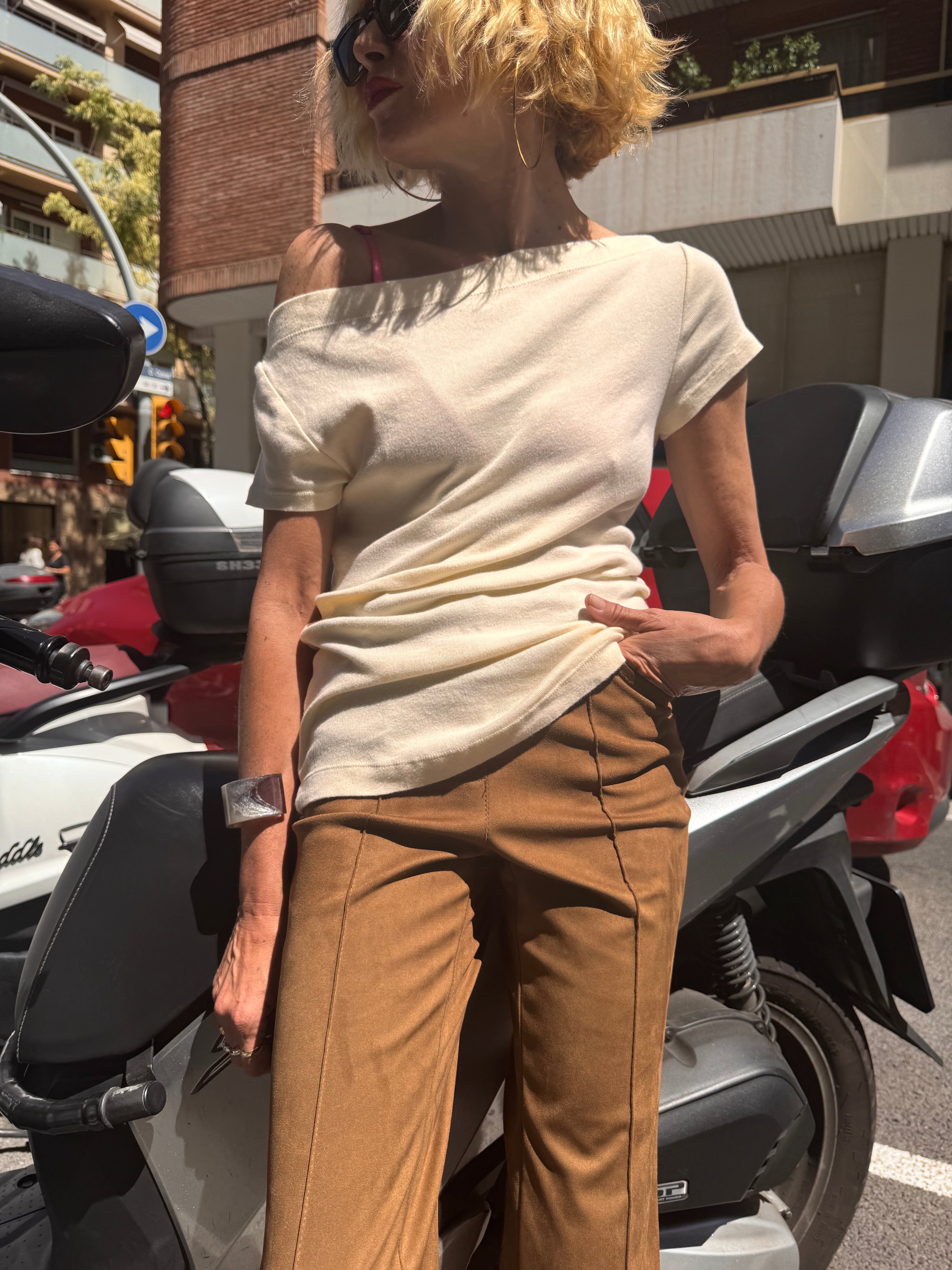 Barbara camiseta beig